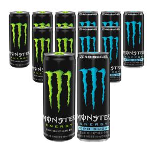 몬스터에너지 355ml 그린 + 제로슈거 혼합 12입