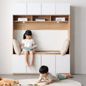 칸트 1600 월플렉스 TV장 책장 거실장(상부도어형)