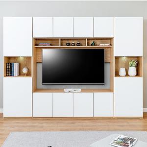 칸트 2800 풀세트 월플렉스 TV장 책장 거실장(상부도어형)