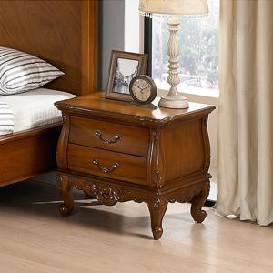 바리안 엔틱 원목 협탁