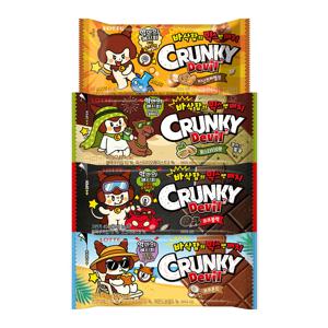 크런키 데빌 4종(피스타치오맛,코코블랙,코코몬드,피넛프레첼볼) x1개