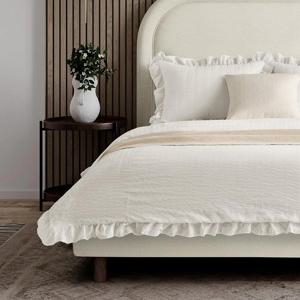 줄리아 서커냉감 프릴 차렵이불 K