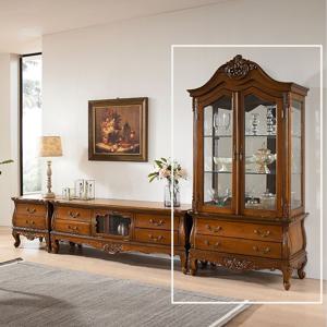 바리안 엔틱 원목 장식장