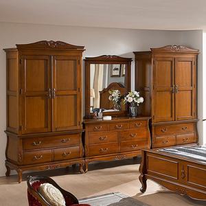 바리안 엔틱 원목 입본장(분리형) 세트