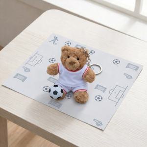 축구곰 키링 축구 풋살 동호회 클럽 단체선물 열쇠고리 키홀더