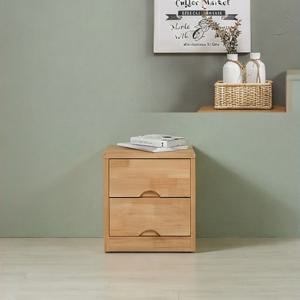 엘다원목 2단 미니서랍장 협탁 작은서랍장 QKGPW