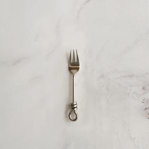 태국 핸드메이드 꼬임 커트러리 디저트 포크