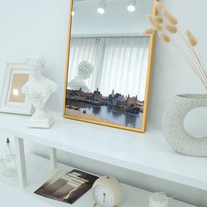 명화 View of Delft 캔버스 미러 인테리어 포스터 거울 3colors 2size
