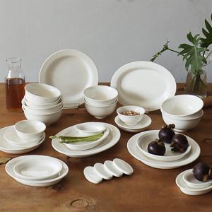 [리퍼] 크림화이트 피노 4인 그릇세트 28P