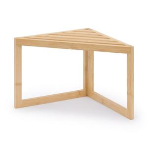 대나무 코너 선반 1단