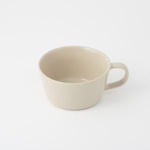 도자기제 시리얼 컵 그레이베이지