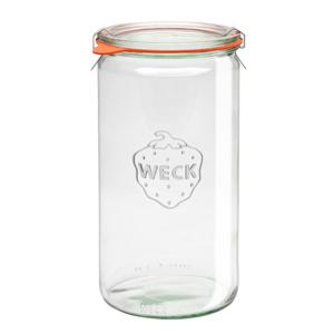 실린더형1590ml(974) 독일 웩 밀폐용기 클립+고무링 세트상품