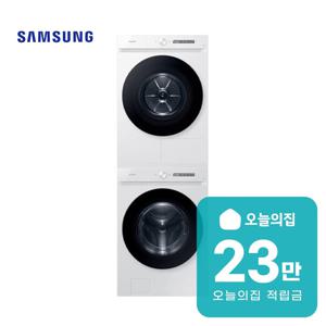 [렌탈] AI 세탁기 24kg+건조기 20kg+상단 설치 키트 WF24CB8650BW2N
