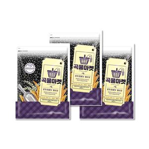 곡물마켓 검정강낭콩 1kg*3