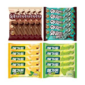 옥동자헤이즐넛x5개+와일드바디민초x5개+메가톤멜론x5개+메가톤바나나x5개