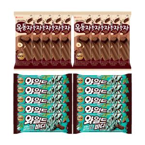 옥동자 헤이즐넛초코x10개+와일드바디 민트초코x10개