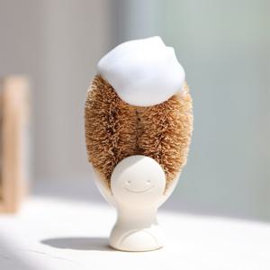 야자수 스마일 다용도 세척솔 주방 청소 솔 브러쉬