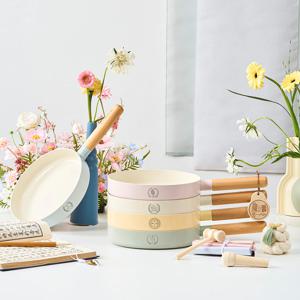 돌잡이 선물 파스텔 세라믹프라이팬 24cm 1+1 세트