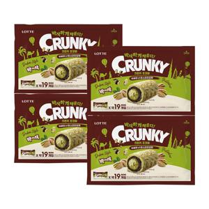 두쫀쿠 크런키 초코바 두바이ST 피스타치오맛 285g x4개