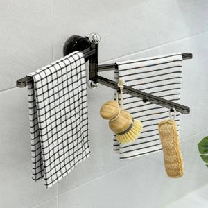 2중 흡착 회전형 3단 수세미 고무장갑 건조대 행주걸이 2color