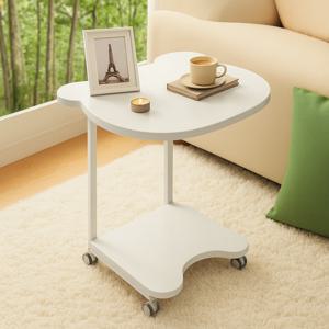 이동식 소파 침대 사이드 테이블 홈카페 북테이블 바퀴 달린 미니 이동 다용도 테이블 수납