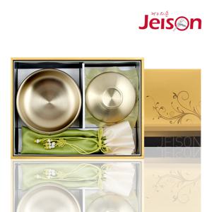 G20 골드 반상기 1인세트 한식기 공기 대접 수저세트