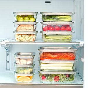 진공밀폐용기 김치 맛이 일품 야채 반찬 과일 오래동안 신선하고 맛있게 스텐 유리용기