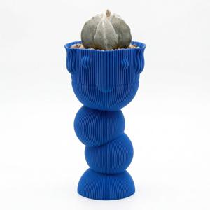 조세프 캐릭터 생분해 화분 가리개 화분커버 다육이 드라이플라워 8호 팟커버 블루