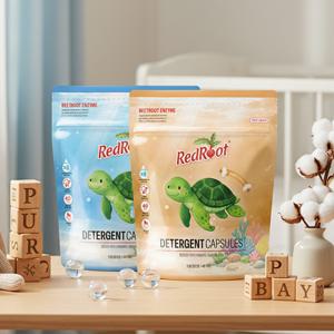 대용량 6PACK 8배 고농축 유아 아기 얼룩제거 특화 캡슐 세탁세제 40개입 * 6팩