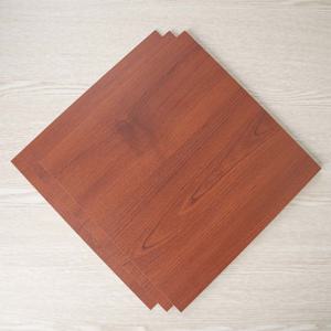 3T합판 체리색 나무무늬 MDF 양면필름코팅 주문제작 재단 100x100