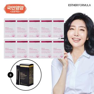 [국민영양] 여에스더 어린콜라겐 레티놀A 20주분 (820mg x 42정 x 10박스) +맥주효모 1박스