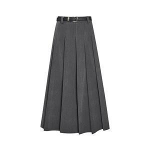 JJ지고트 벨트 세트 플리츠 스커트 GS4N0SK431