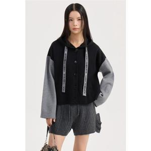 럭키슈에뜨 [럭키위크]  LQWCX26300 자카드 후드 가디건