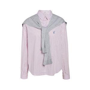 JJ지고트 클래식 스트라이프 숄세트 셔츠 블라우스 GS4N0BL431