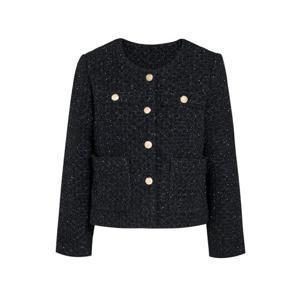 JJ지고트 은사 프린지 골드버튼 트위드자켓 GS2N0JK211