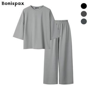 보니스팍스 7부 루즈핏 티 앤 팬츠 투피스 (XP2OP029M0)