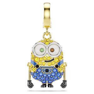 Minions Bob Charm, 파베, 멀티컬러, 골드 톤 플래팅
