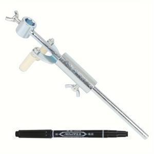 TEMU 휴대용 및 내구성 있는 0-20cm 조절 가능한 자동차 휠 눈썹 평행 스크라이버 페인트 마킹 도구 자동차 시트 메탈 수리 도구