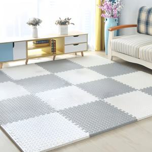 TEMU 16개 EVA 폼 바닥 매트 미끄럼 방지 방수 가정용 바닥 매트 퍼즐 조립식 피트니스 요가 야외 훈련 매트 용품