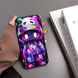 TEMU 휴대폰 케이스 - 삼성 갤럭시 A04 A04S A05 A05S A06 A13 A14 A15 A16 A22 A23 A24 A25 A32 A33 A34 A35 A52 A52S A53 A54 A55 5G 애니메이션 커플 아트 귀엽고 멋진 프린팅에 적합한 휴대폰 케이스 - O0203