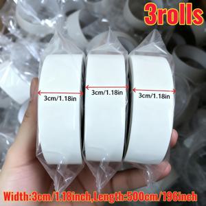 TEMU 500CM 겨울 방풍 실링 테이프 3롤, 1.18인치 폭, 강력 접착 창문 단열 필름 - 방풍, 방수, 흔적 없는 실링 스트립, 높은 점도로 겨울철 따뜻함을 보호