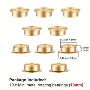 TEMU 미니 메탈 회전 베어링 턴테이블 - 360° 부드러운 회전 메커니즘, 스크랩북, 카드 제작, 스피닝 게임, 로또, 인터랙티브 공예에 적합 - 다이 커팅 머신 및 공예 재료와 호환 가능