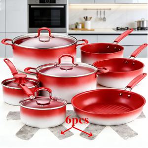 TEMU 대형, 중형, 소형 펠트 냄비, 팬, 주방용품용 보호 패드 6개 세트, 내열성 파티션 패드로 스크래치 방지, 개별 표면 패드, 주방 도구 및 조리기구 액세서리