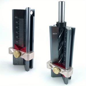 TEMU 목공 드릴 높이 측정기 각도기 다기능 테이블 톱 측정 도구 제한 높이 리미터 카드 게이지 두께 측정기