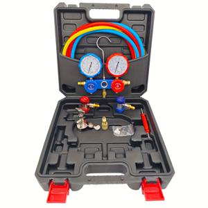 TEMU 자동차 에어컨 압력 매니폴드 게이지 호스 키트