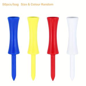 TEMU 골프 스텝다운 티 68mm 골프 플라스틱 볼 홀더 티 골프 액세서리 30개/50개