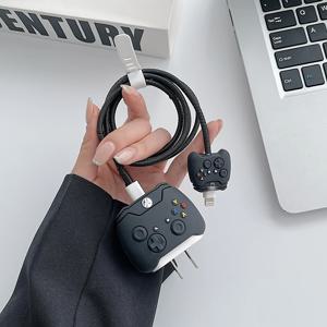 TEMU 아이폰 충전기용 3D 만화 스타일 보호 케이스, 귀여운 공룡 디자인, 20W 및 18W iPad USB 데이터 케이블에 적합