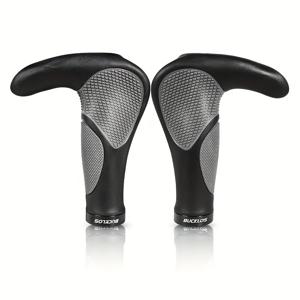 TEMU BULOS 자전거 그립 잠금 장치, 인체공학적 소프트 고무 핸들바 그립, 확장형 넓은 산악 자전거 그립, 미끄럼 방지 MTB 커프