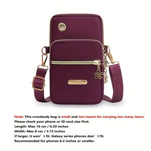 TEMU 여성용 목걸이 스트랩과 손목 지갑이 있는 새로운 패션 크로스바디 미니 폰 백