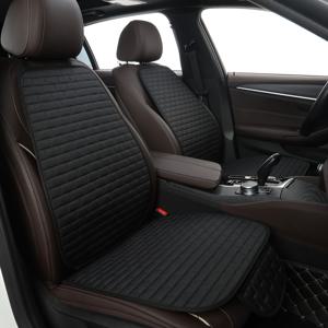 TEMU 등받이용 자동차 시트 커버 보호대, 앞좌석 및 뒷좌석 등받이 허리 세탁 가능 쿠션, 자동차 시트 보호 패드, 자동차 액세서리